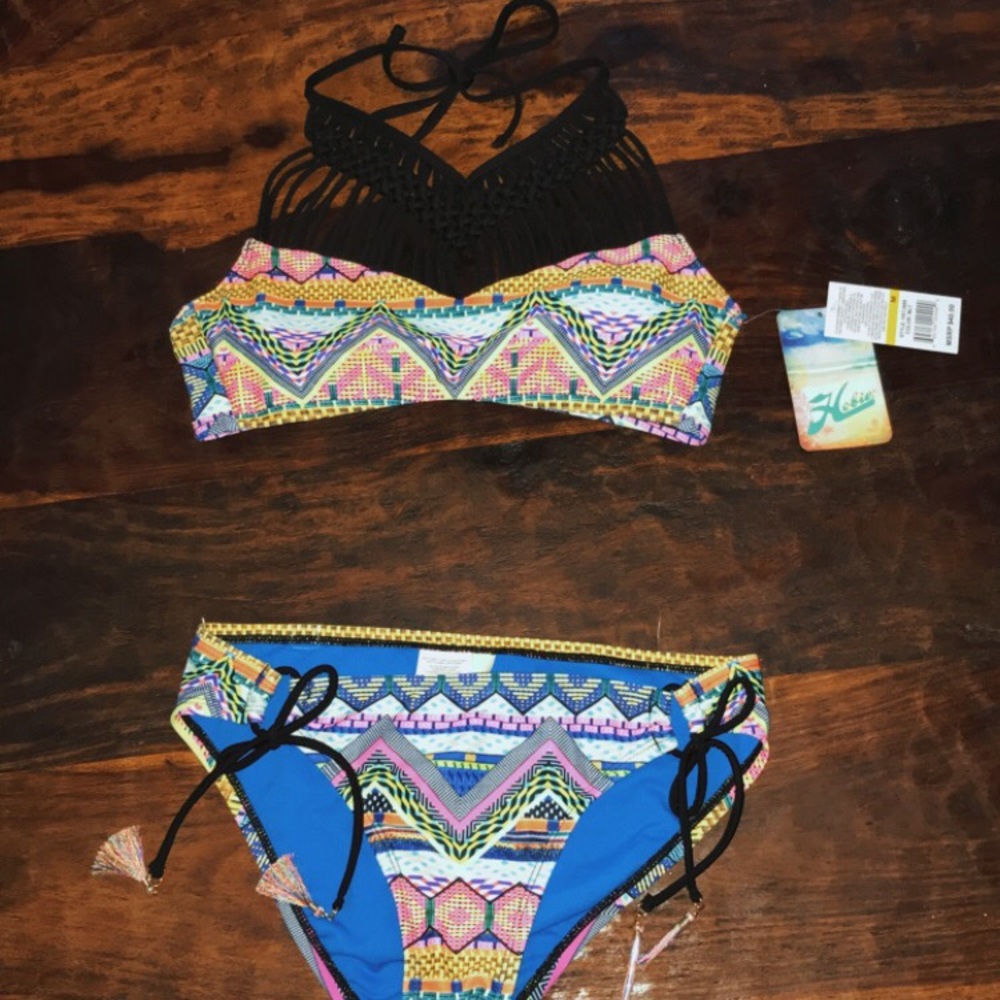 Colorful Hobie bikini set Size S/M new with tags